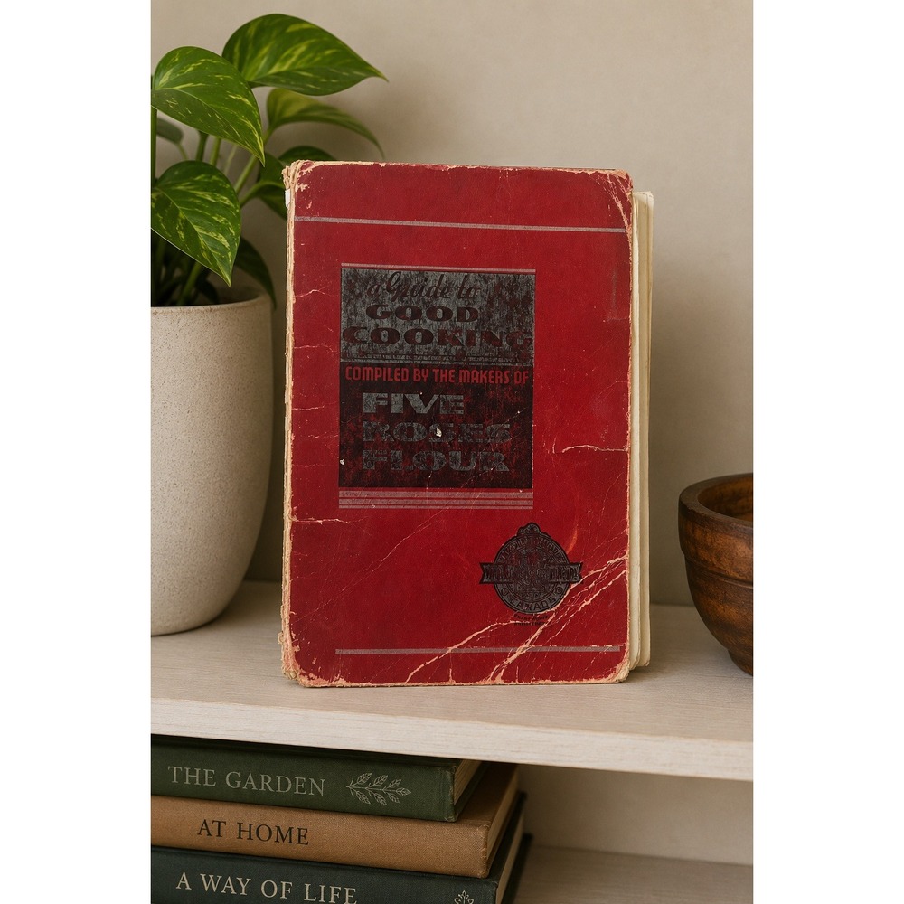 Five Roses Flour 1938 A Guide to Good Cooking Cookbook Spiral Canadiana Vintage